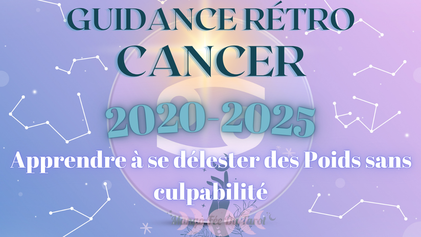 Cancer - Tes 5 dernières années